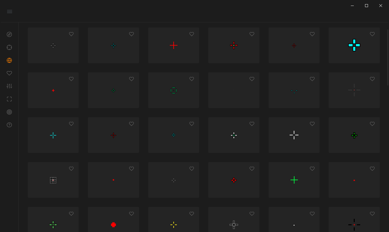 CrosshairX Smart Crosshair Designs from Community
