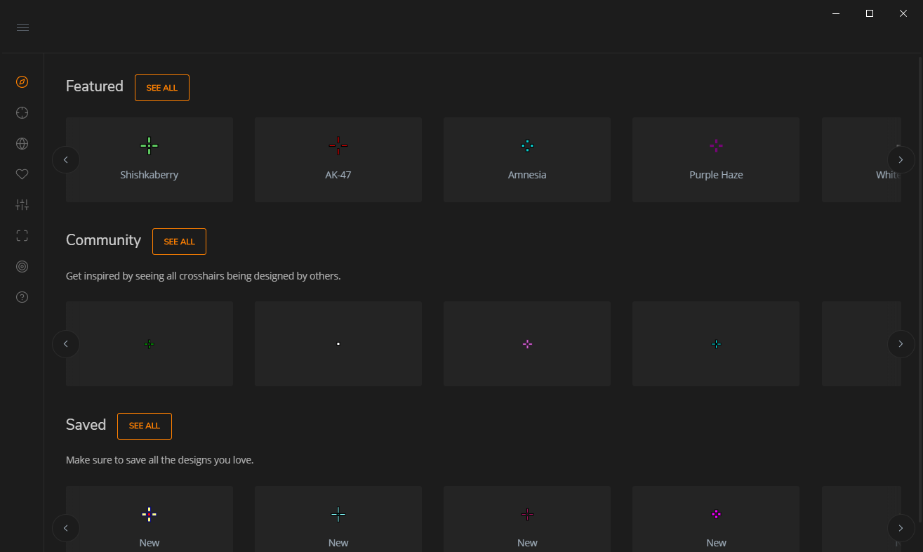 CrosshairX Advanced Crosshair Gallery with Smart Optimization